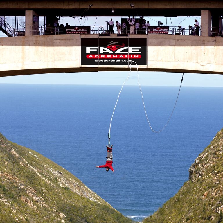 Bloukrans Bungy - Face Adrenalin