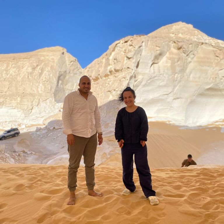 White desert base