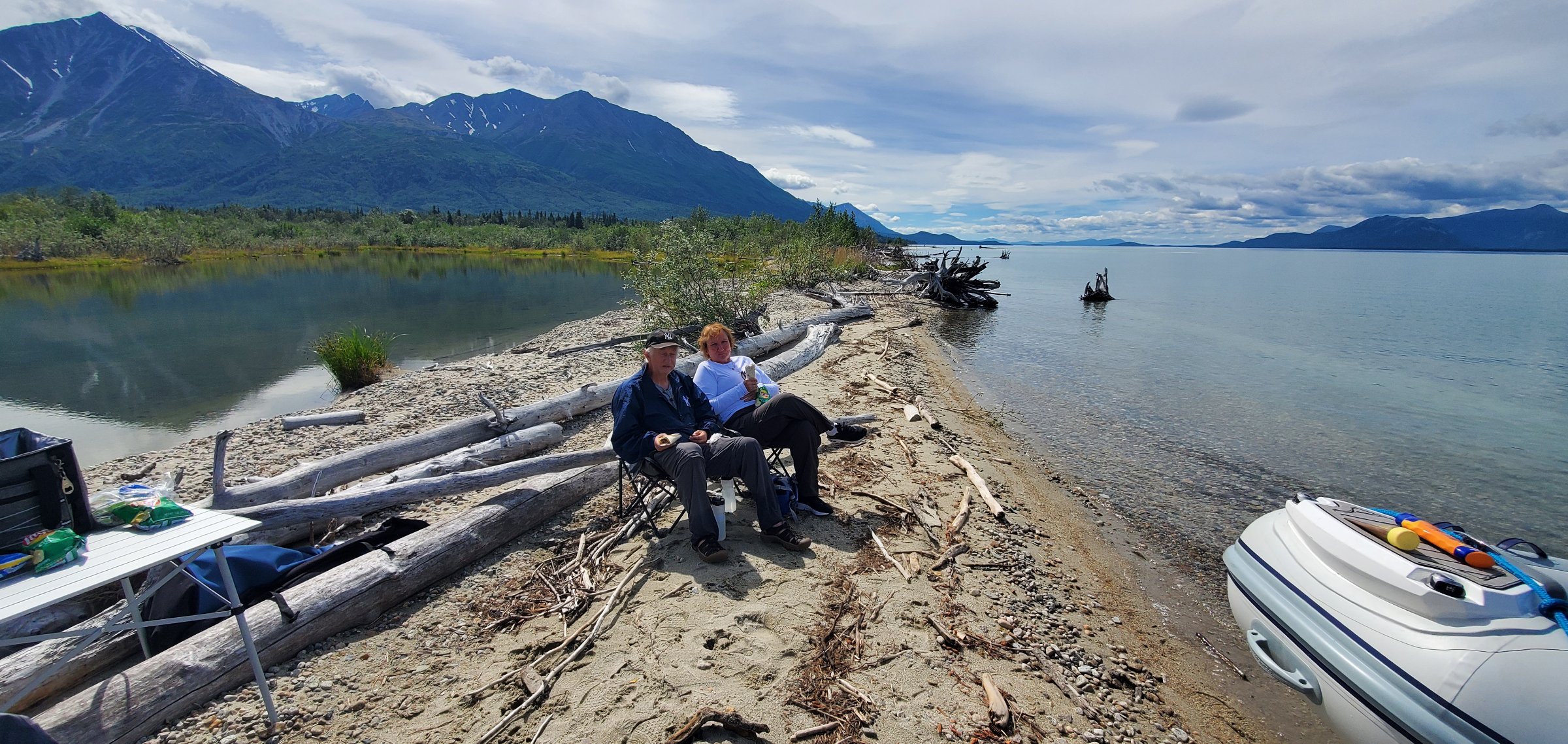 Sailing Lake Clark