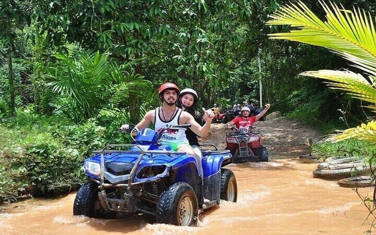 PHUKET-Phang-Nga: Bamboo & White-Water Rafting - ATV- and Elephant Trekking-Bahting-S3