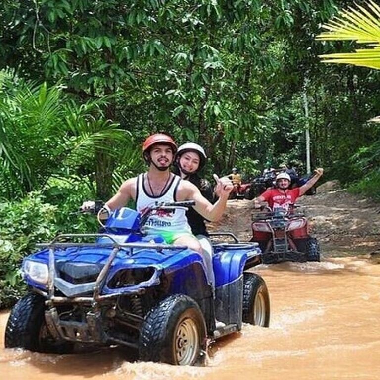 PHUKET-Phang-Nga: Bamboo & White-Water Rafting - ATV- and Elephant Trekking-Bahting-S3