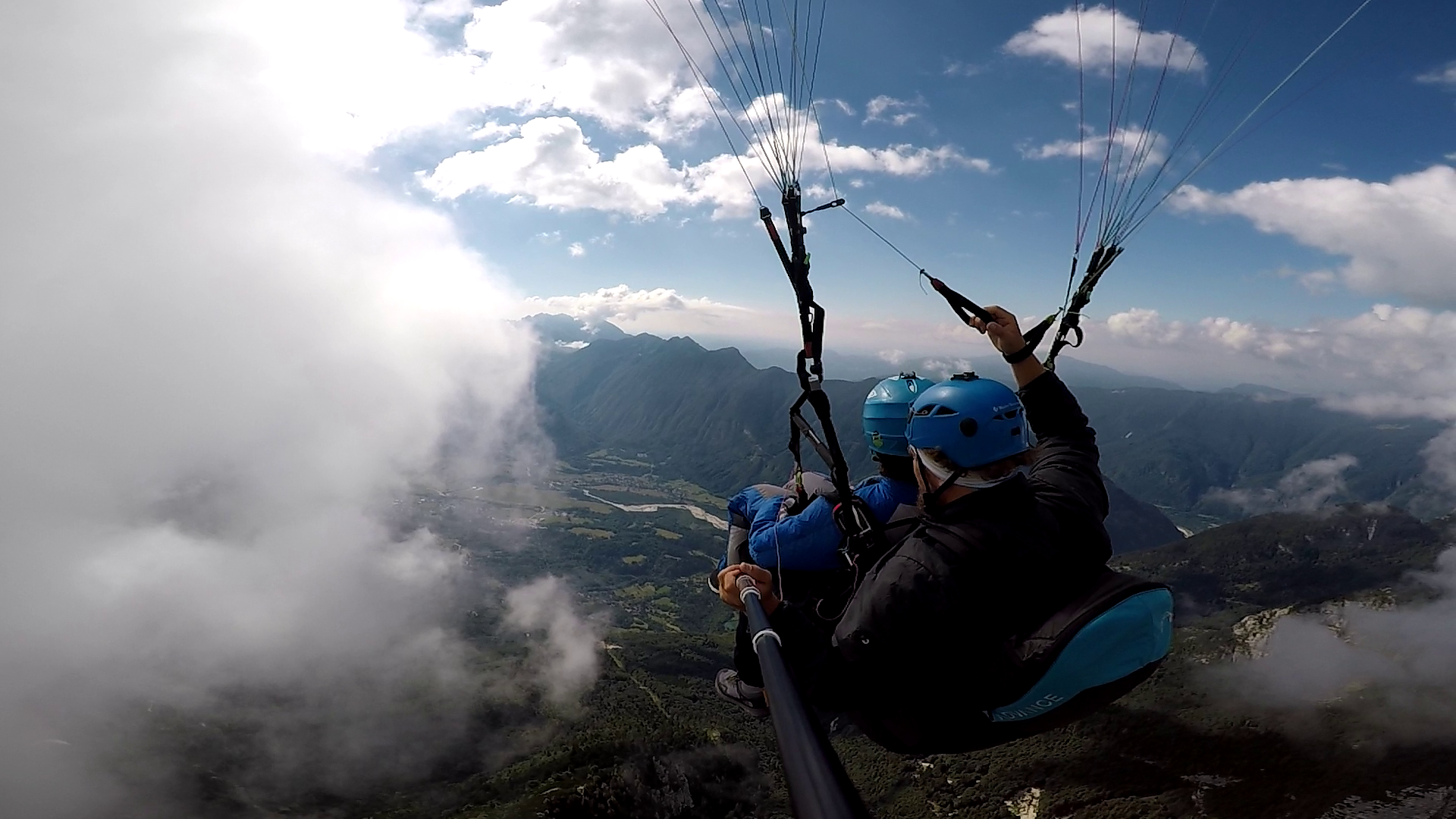 Tandem paragliding Bovec