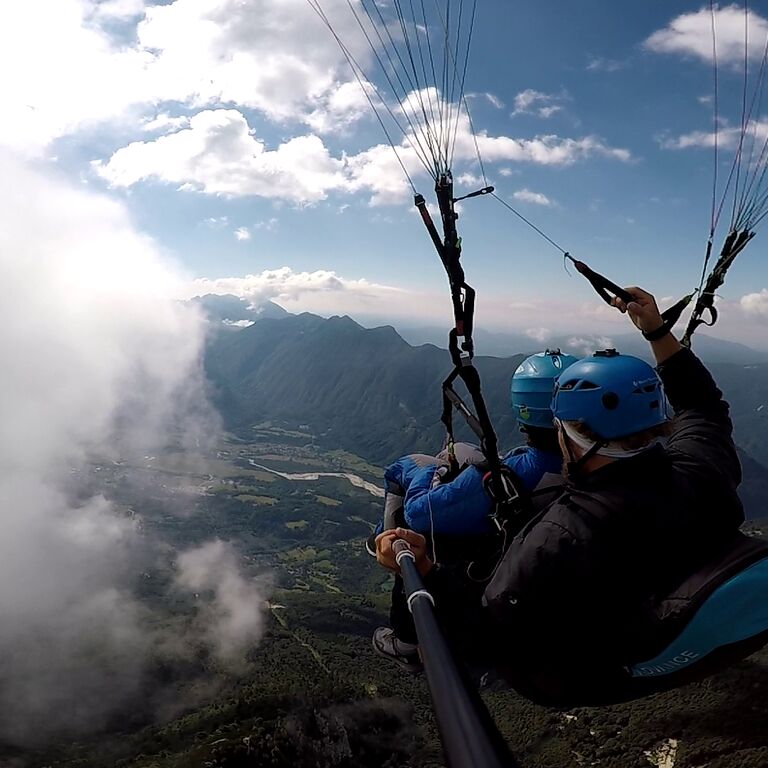 Tandem paragliding Bovec