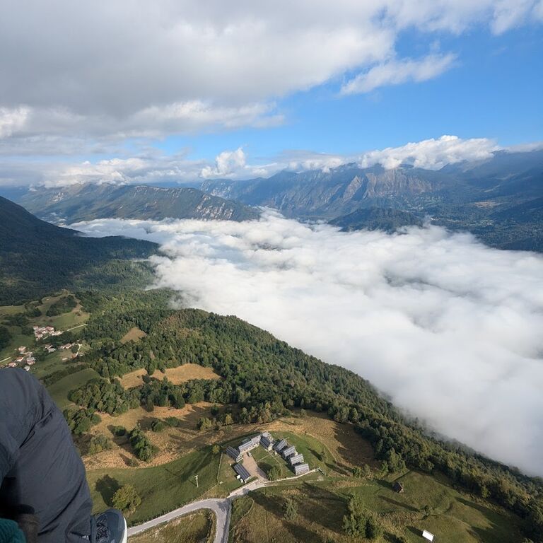 Tandem paragliding Bovec