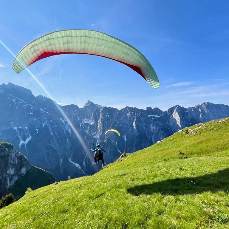 Tandem paragliding Bovec