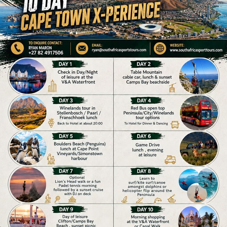 South Africa Sports Tours