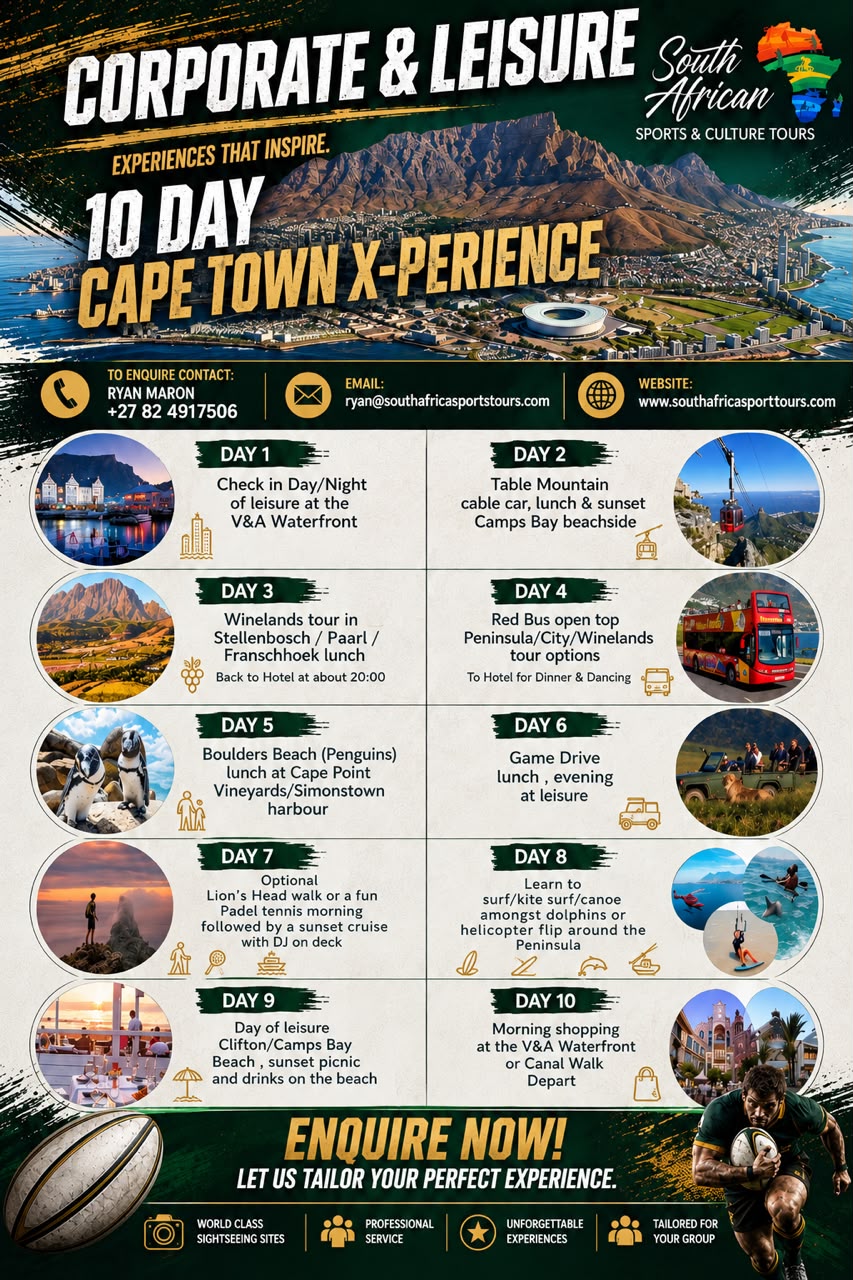 South Africa Sports Tours