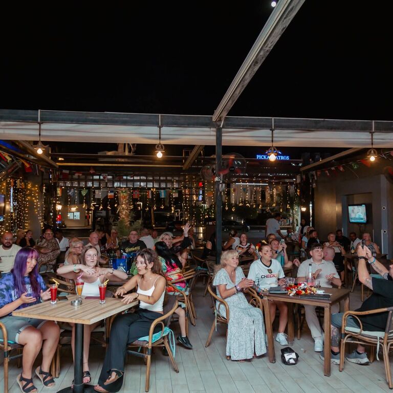 Orange lounge restaurant