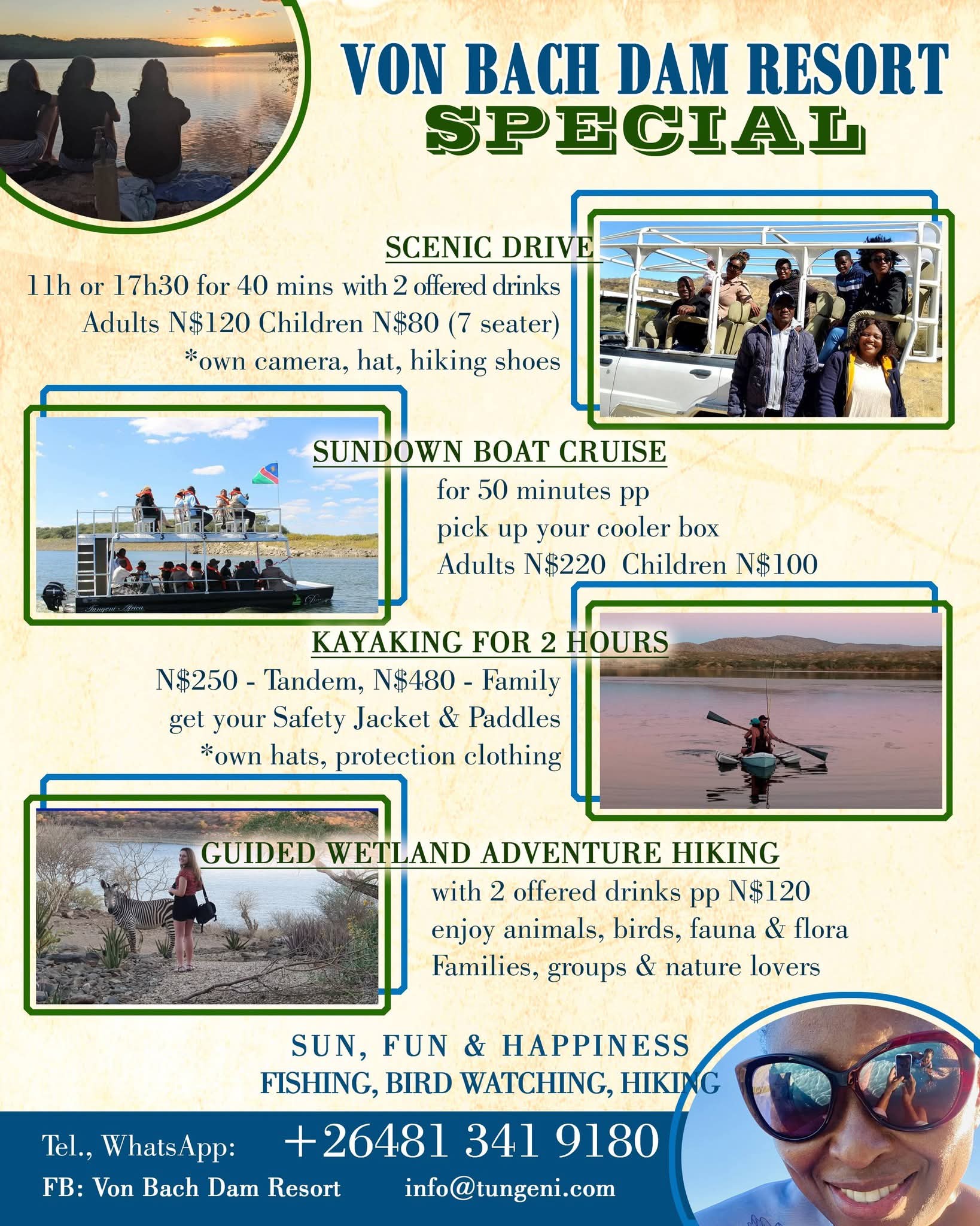 VonBach Dam Resort Okahandja