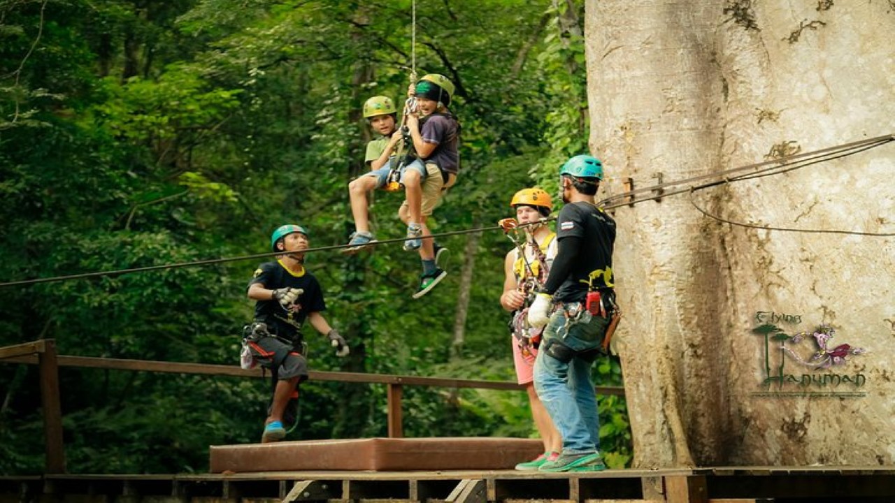 PHUKET: Rafting 7 km-Zipline-ATV 30 Min.-Buddha Cave+ Waterfall+ Lunch