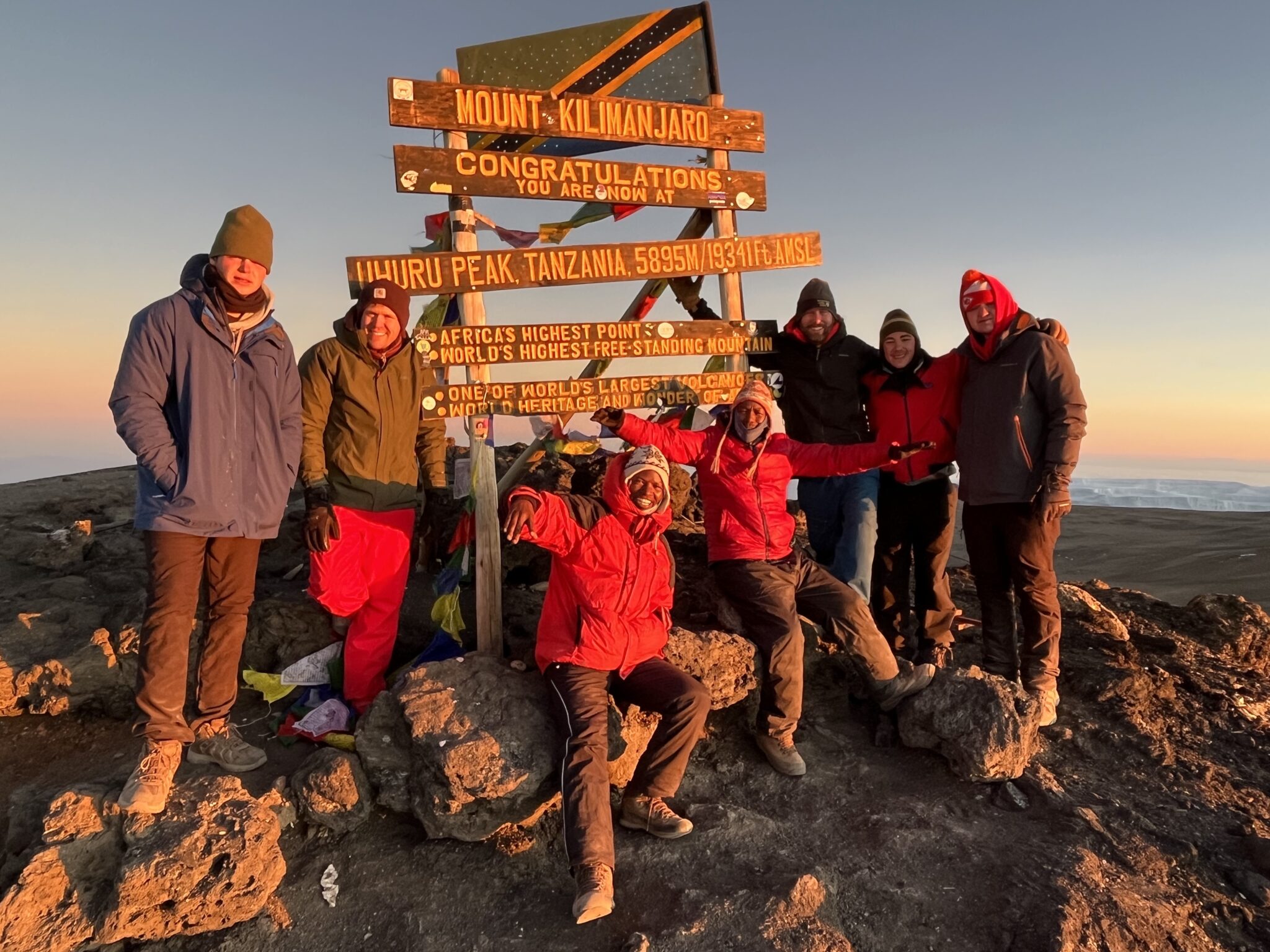 Kilimanjaro Lemosho route 7 Days (6nights on the Mountain 2 nights in hotel).