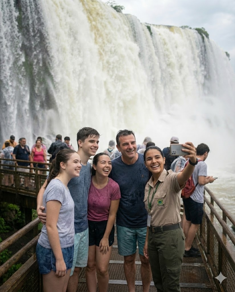 Iguassu Falls: Brazilian-Argentinian Sides in 1 Day Hotel Pickup