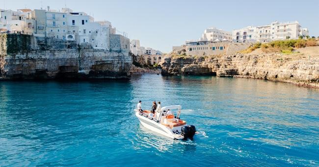 Carmy Polignano Boat experience