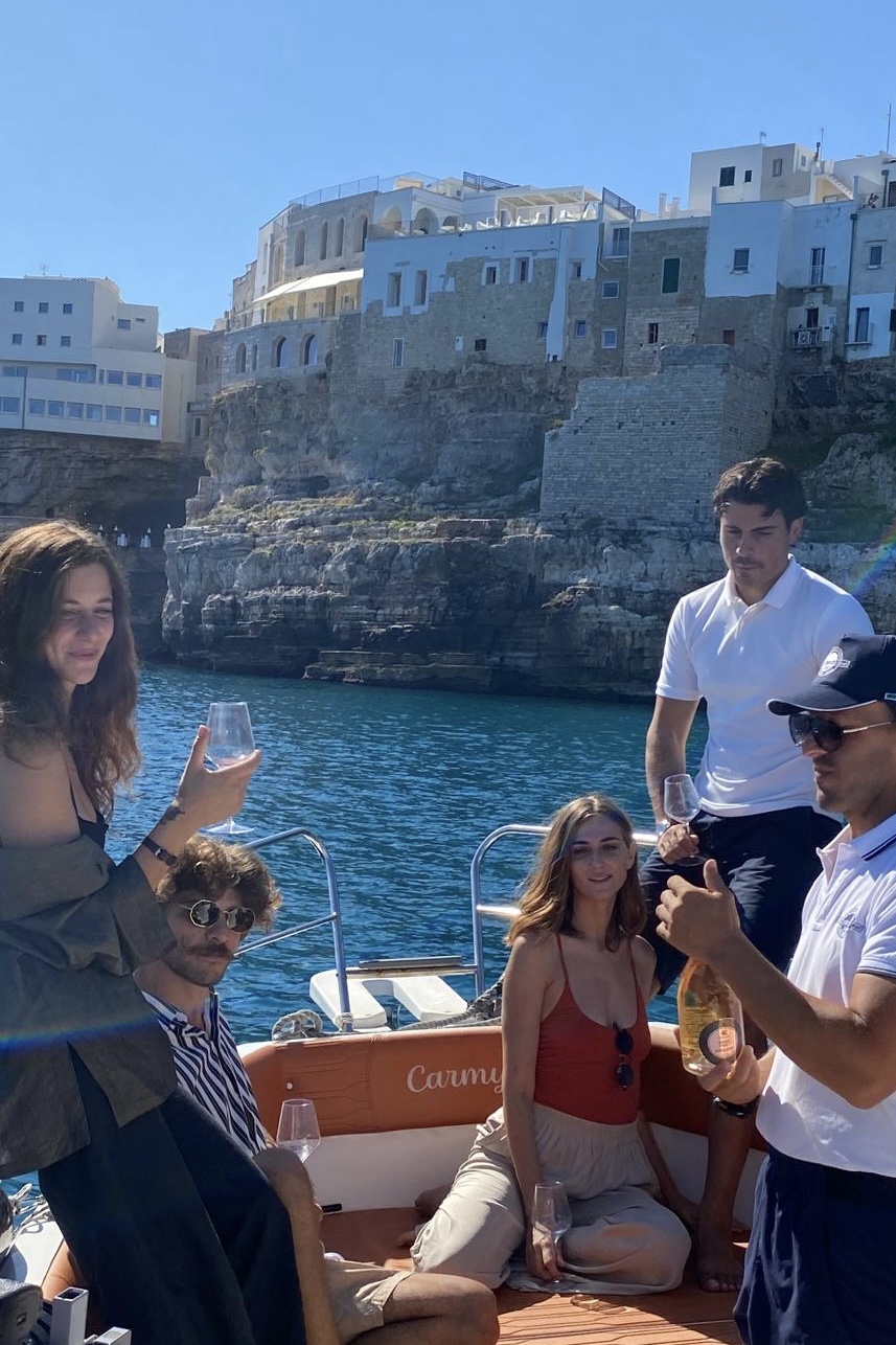 Carmy Polignano Boat experience