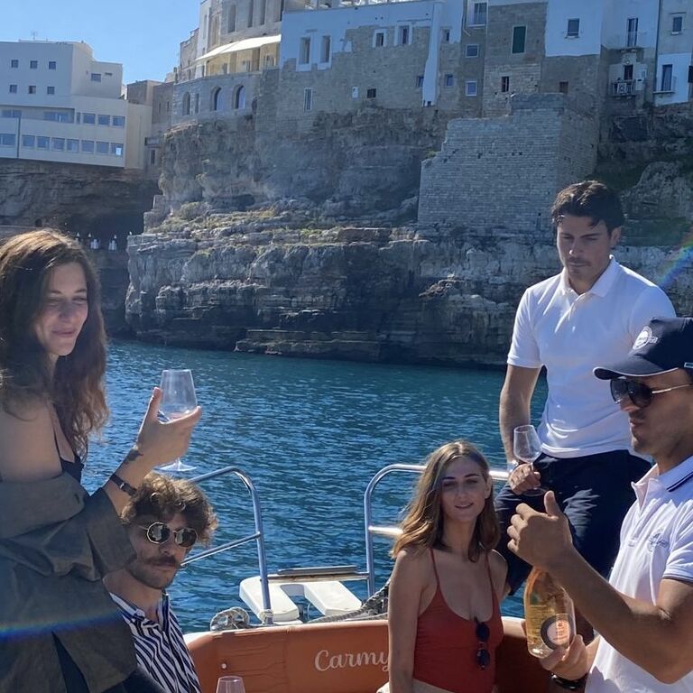 Carmy Polignano Boat experience
