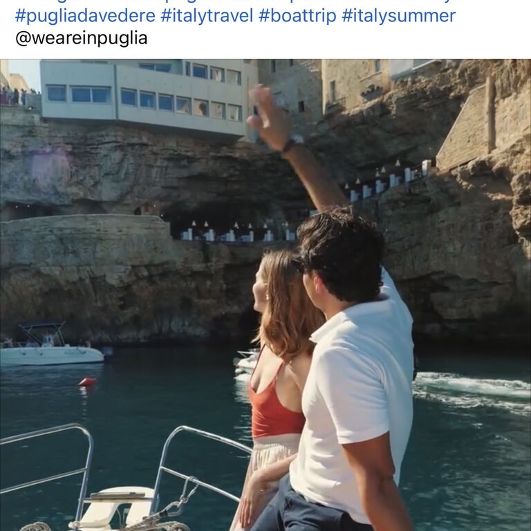 Carmy Polignano Boat experience