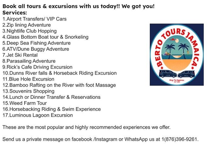 Berto Tours Jamaica