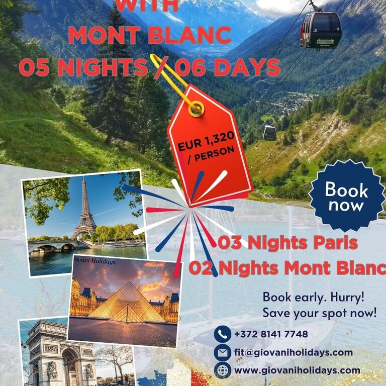 GIOVANI HOLIDAYS OU - THE EUROPE EXPERTS