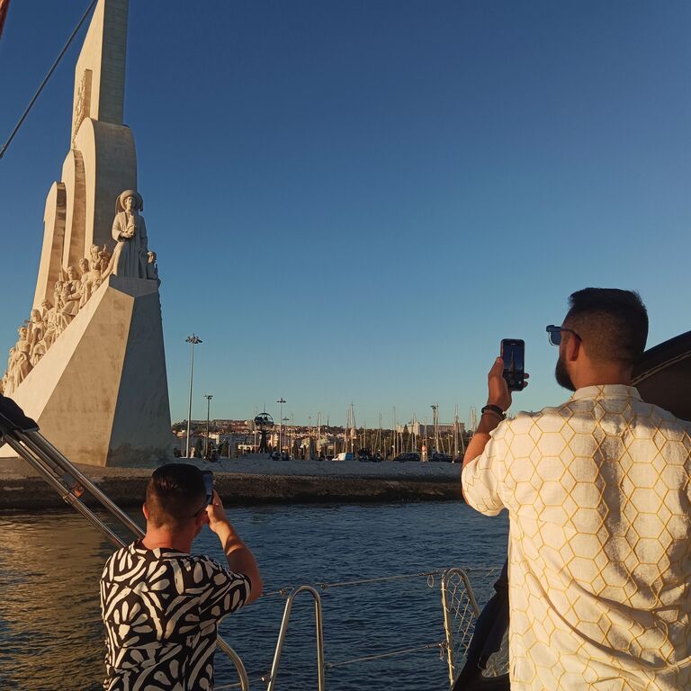 Lisbon Sunset boat tour with wine and local sweets