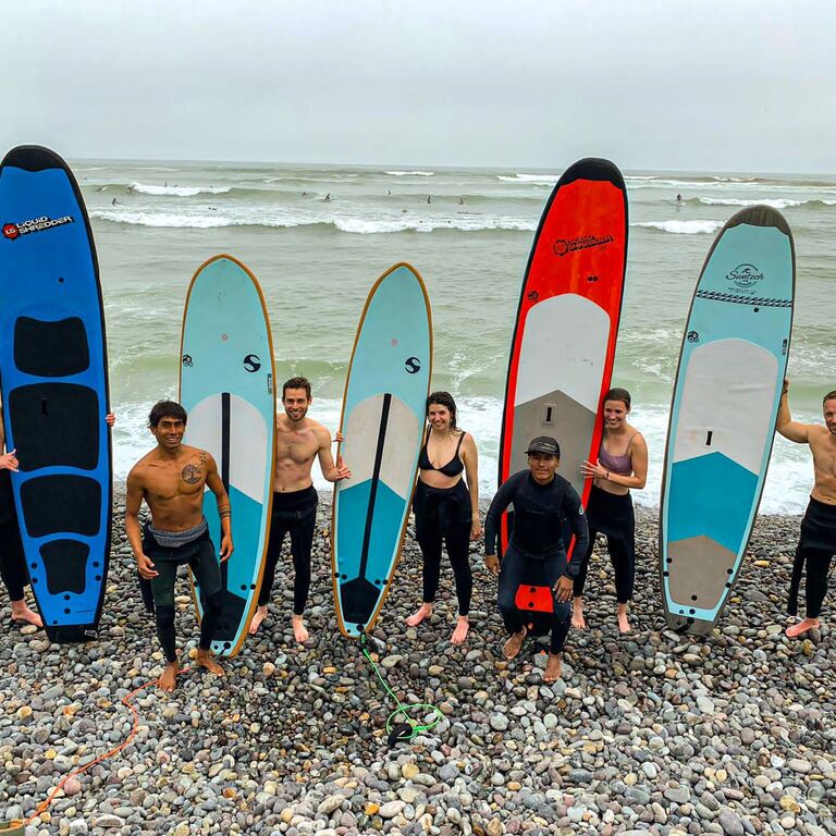 Private Surf Lesson in Miraflores – Beginner Friendly