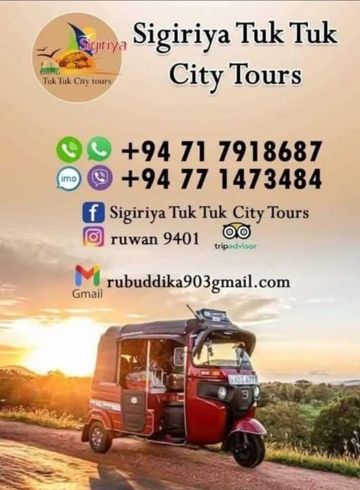 Sigiriya tuk tuk tours 🛺