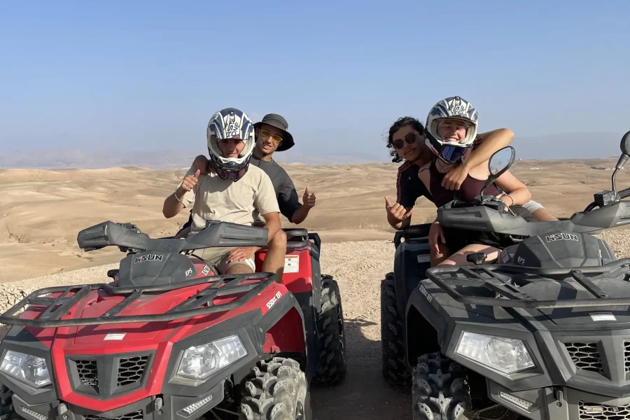 Marrakech Agafay Desert Quad and Camel Rides with Dinner Show