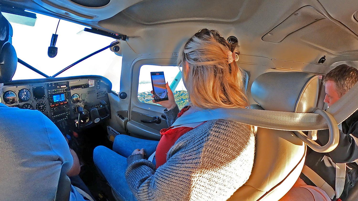 Scenic flights over Baltic Sea