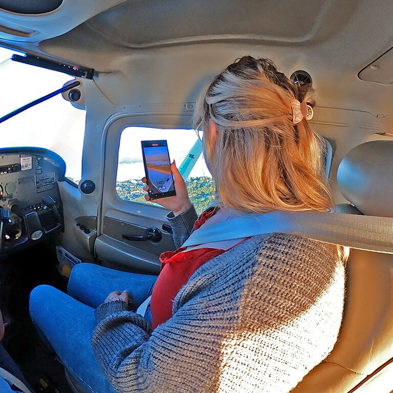 Scenic flights over Baltic Sea