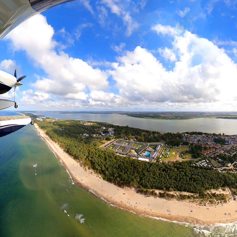 Scenic flights over Baltic Sea