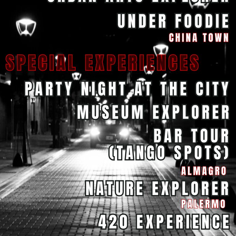 Underground Tours Arts and Experiences