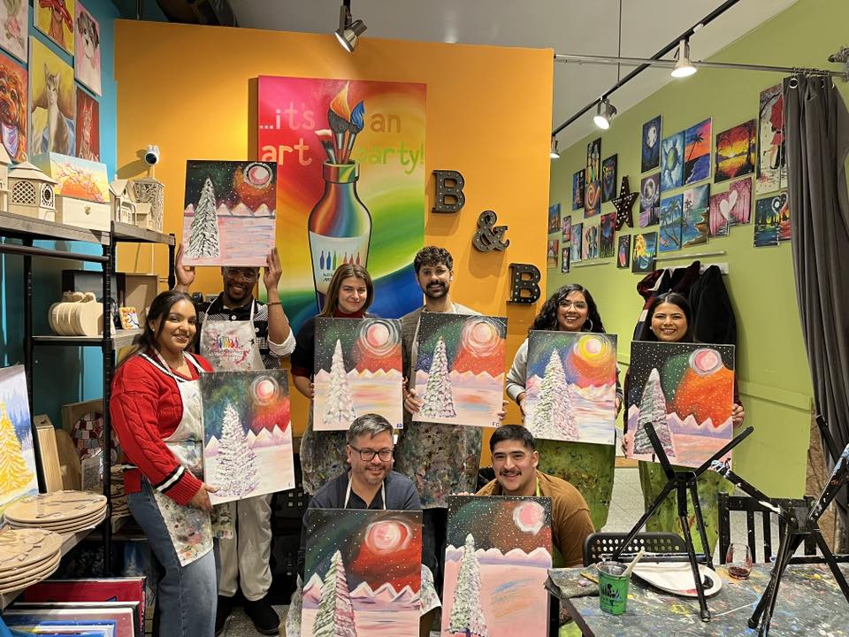 Bottle & Bottega by Painting with aTwist