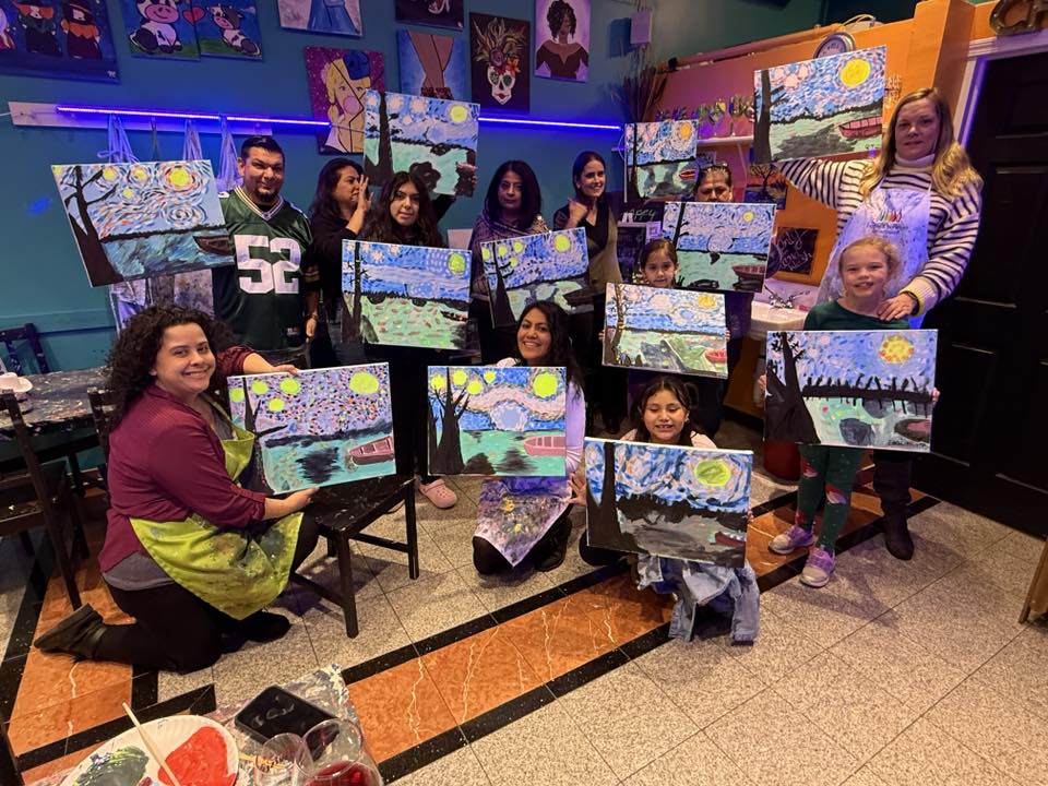 Bottle & Bottega by Painting with aTwist