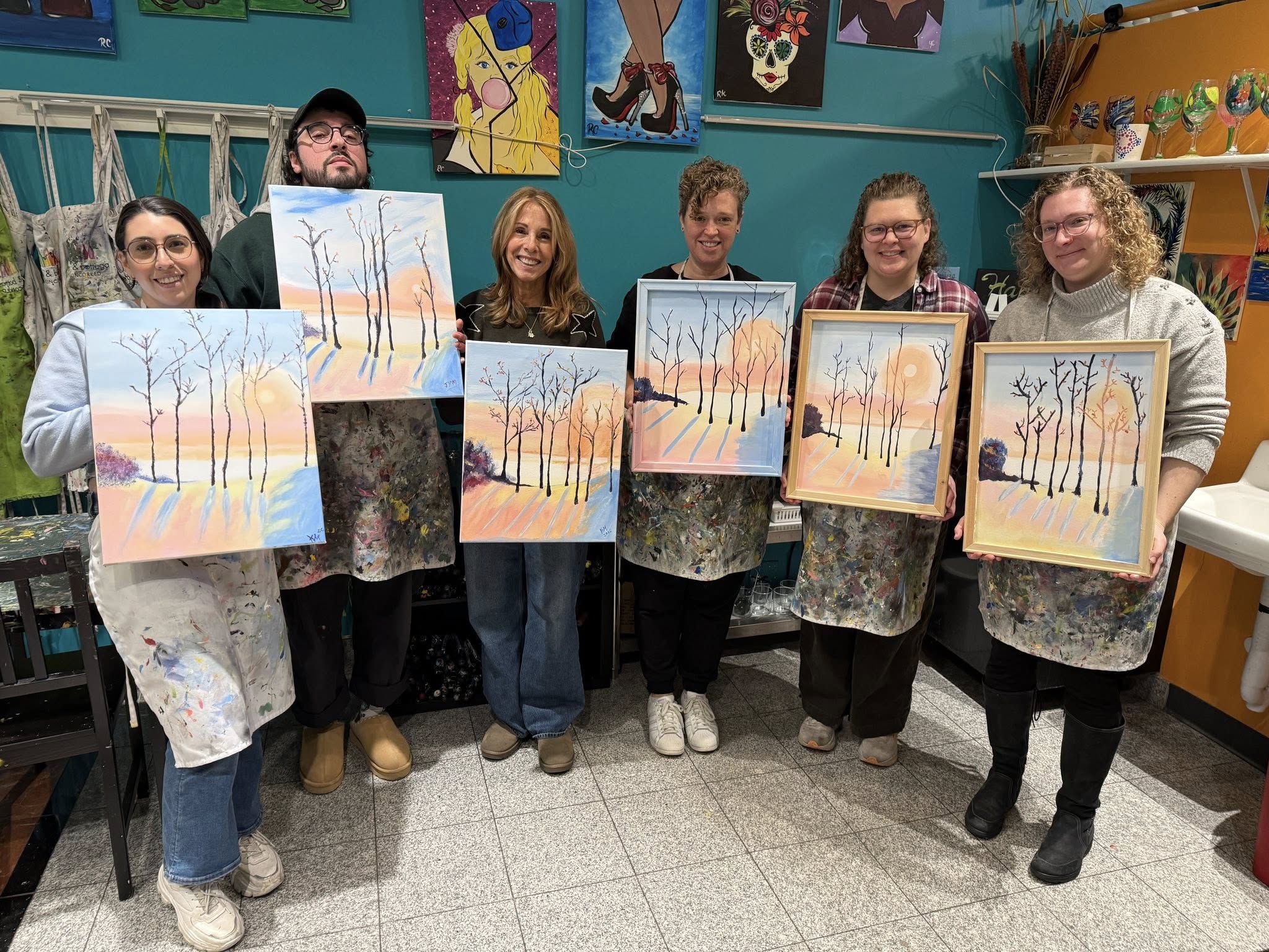 Bottle & Bottega by Painting with aTwist