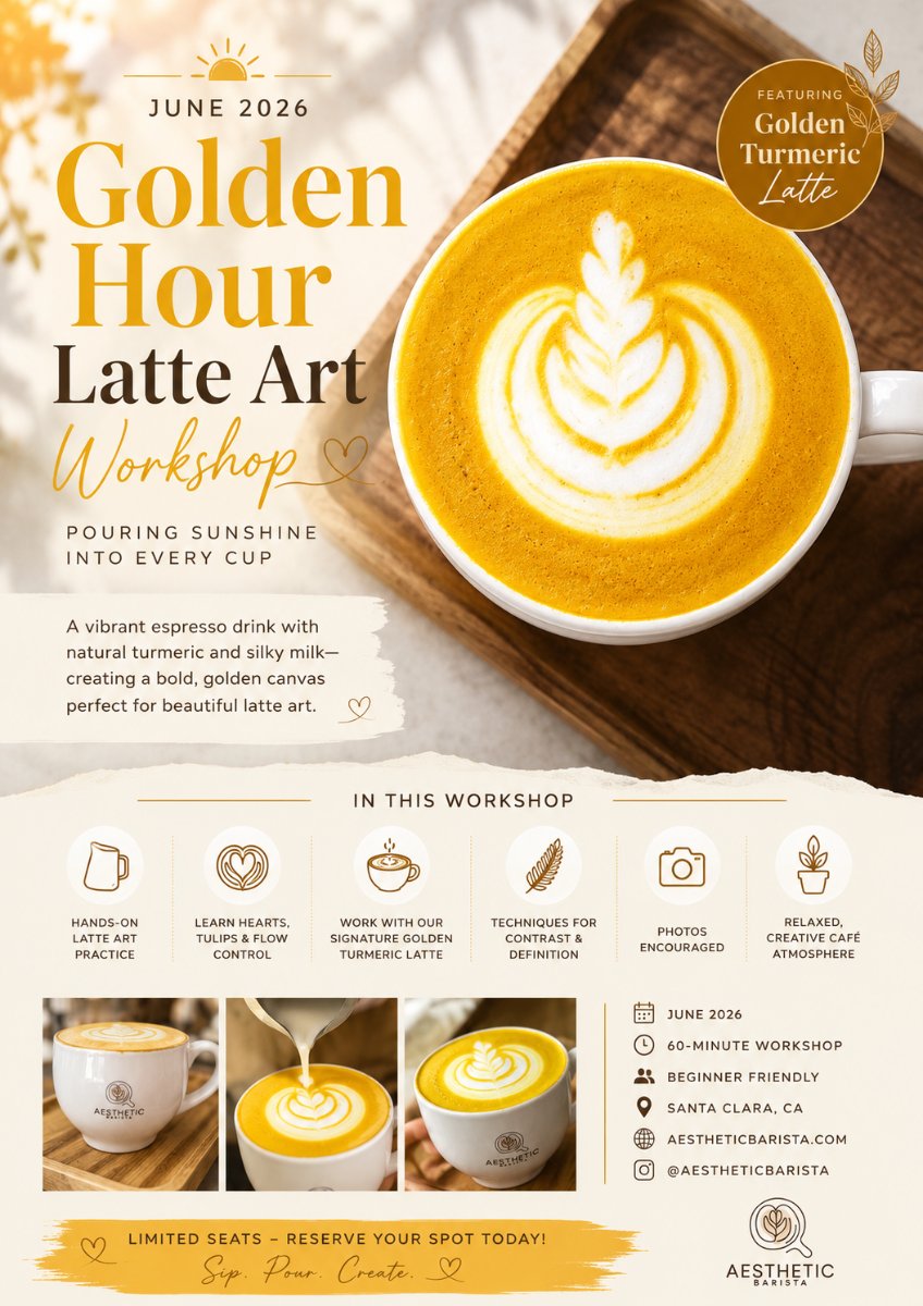 Aesthetic Barista Latte Art