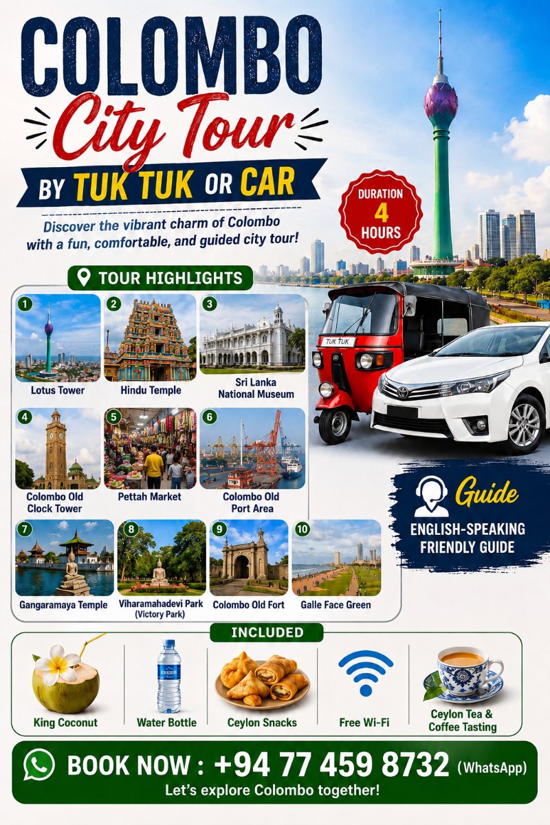 Celebrity tours colombo
