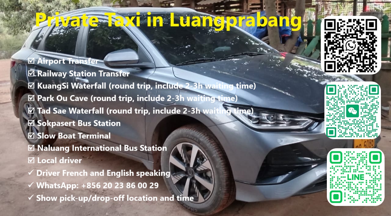 Private Taxi in Luangprabang