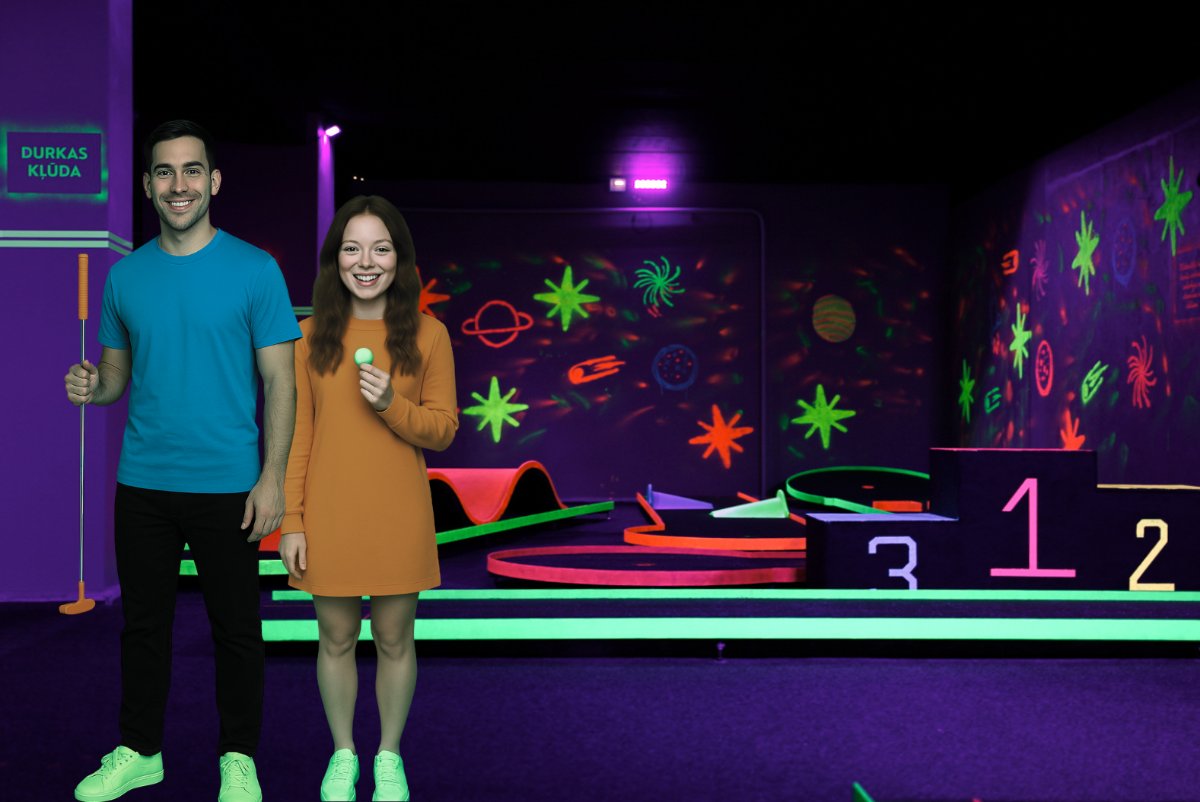 Play4Score Neon Mini Golf