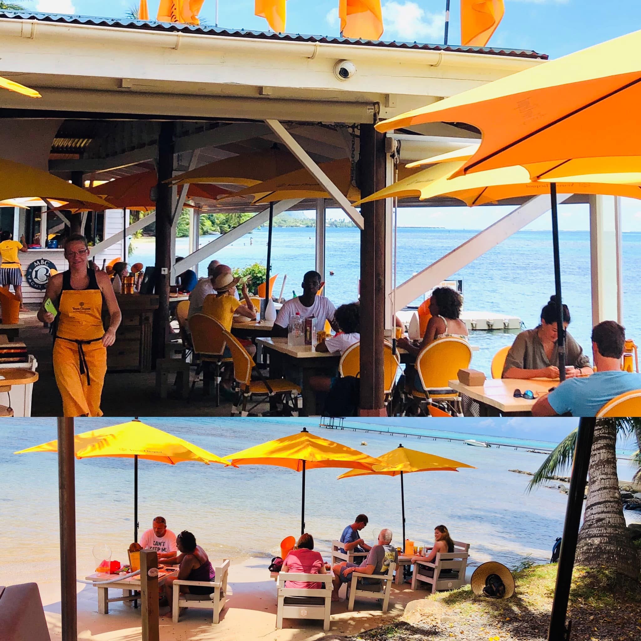 Moorea beach cafe