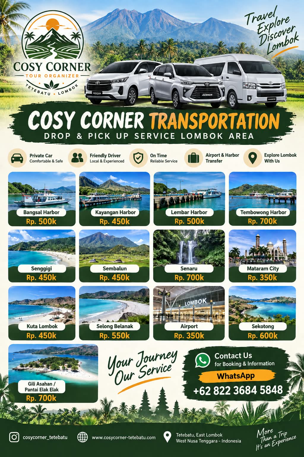Cosy Corner Transportation