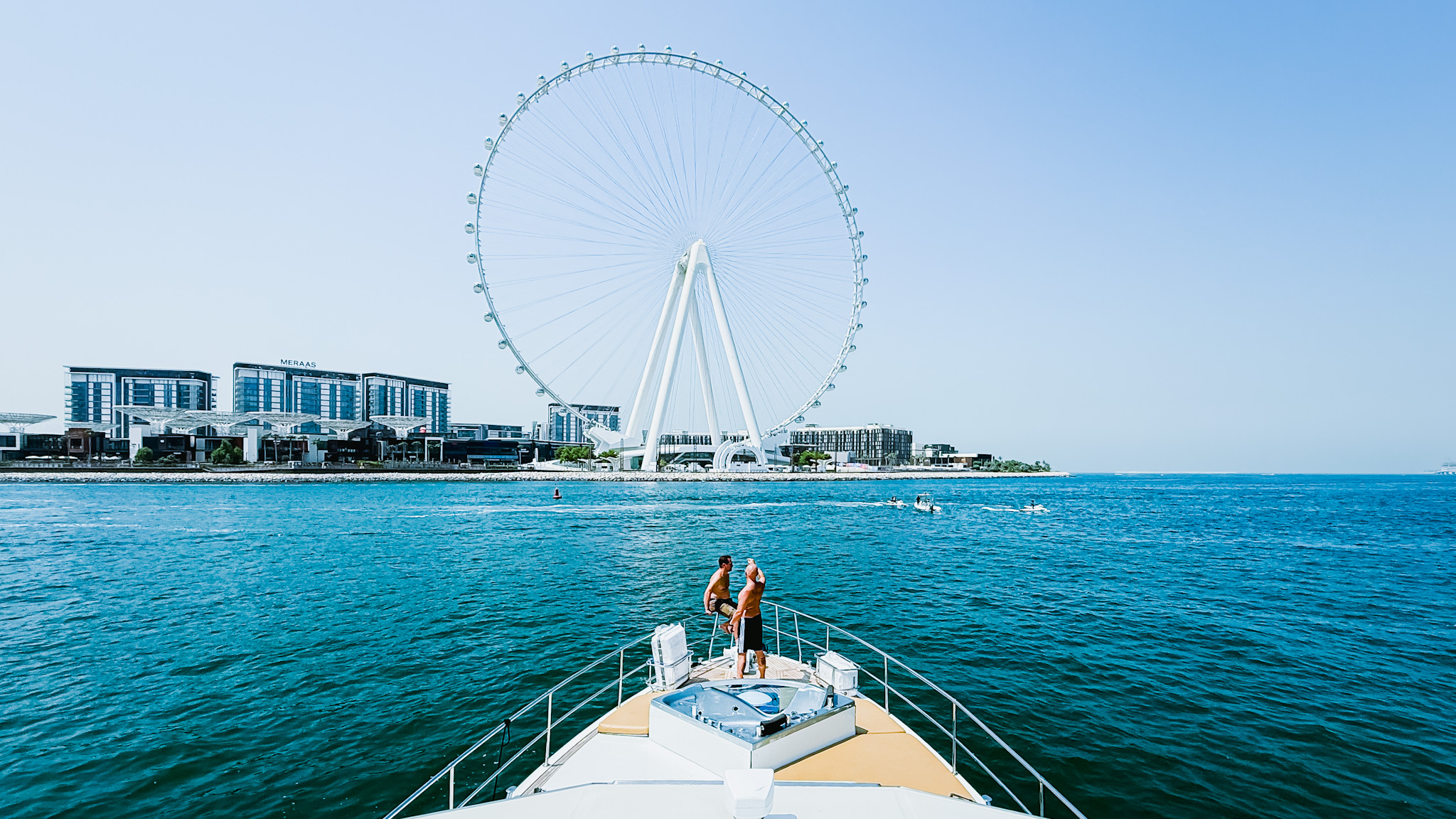 Dubai Marina Yacht Cruise with Ain Dubai Entry Ticket