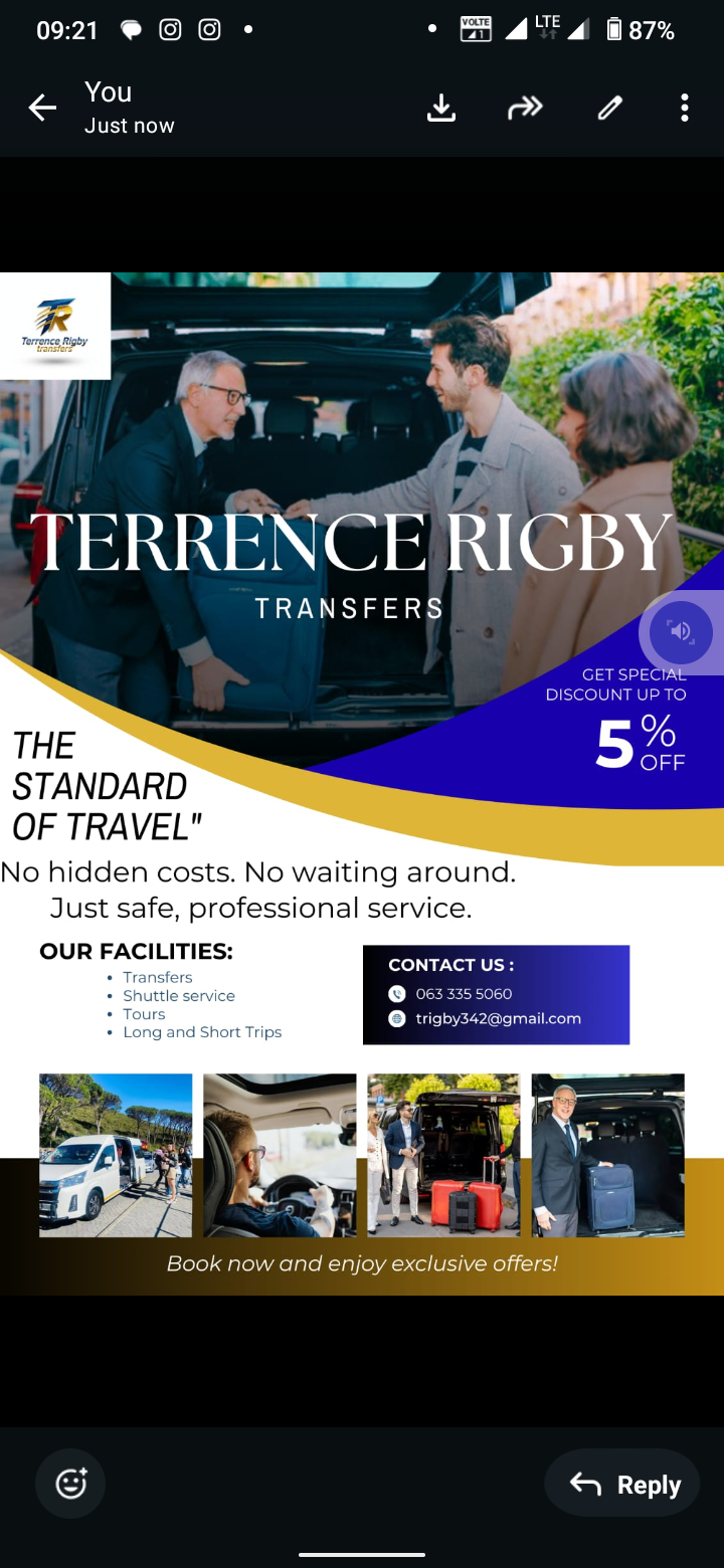 Terrence Rigby Transfers