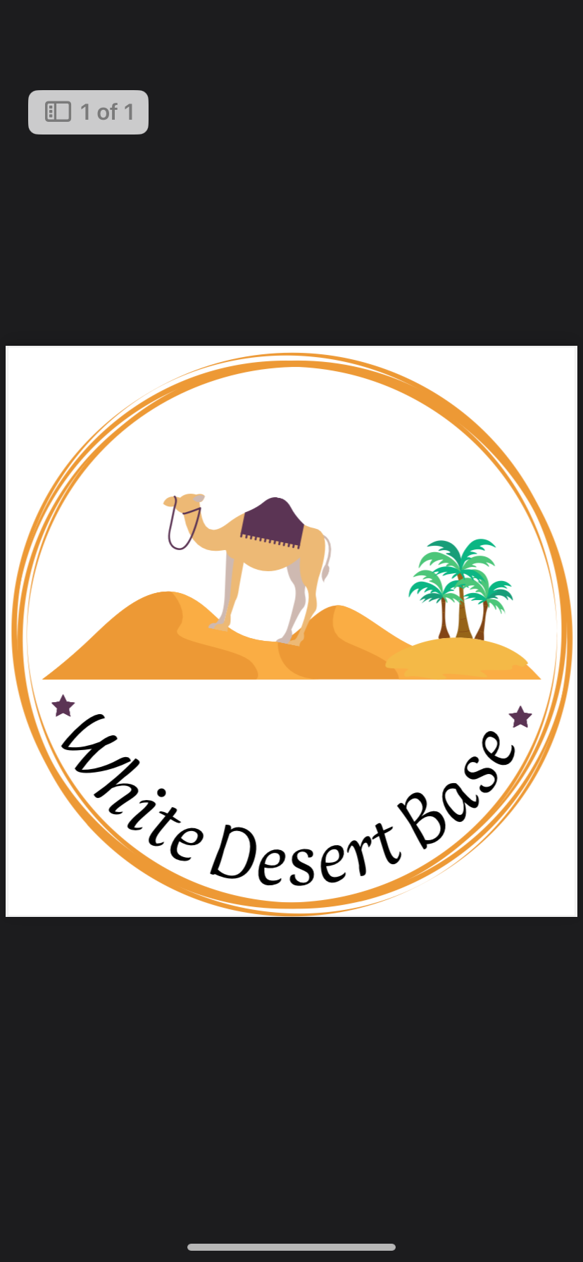 White desert base