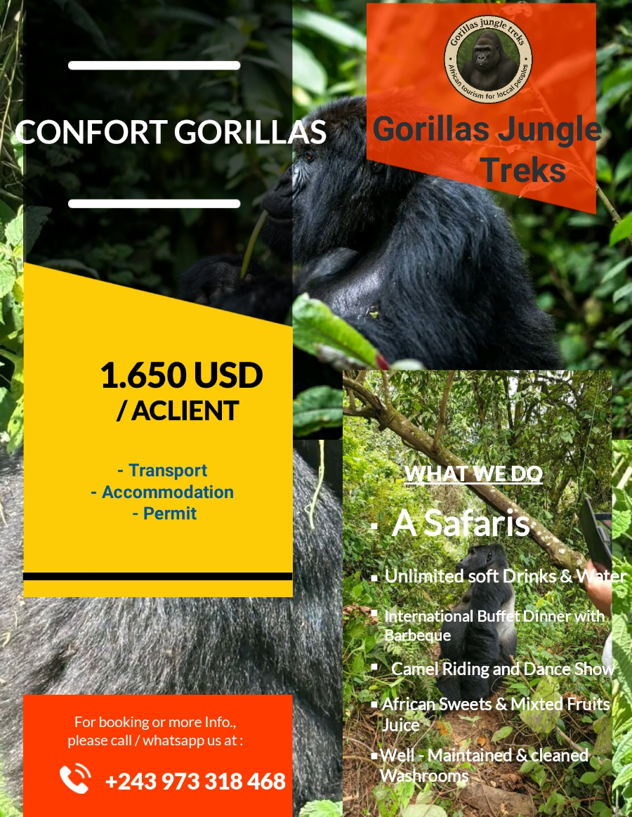 GORILLAS JUNGLE TREKS