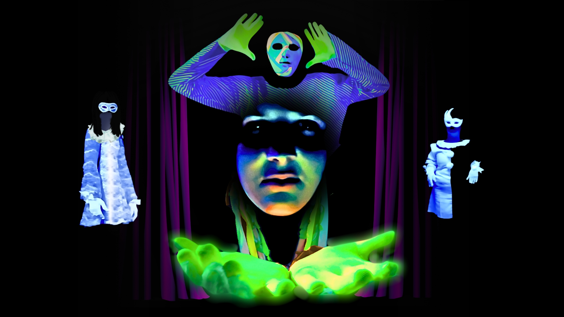 HILT black light theatre Prague