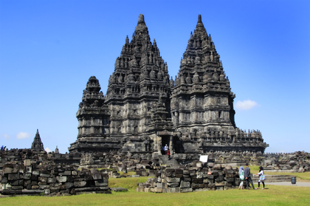 Prambanan temple and Ramayana show