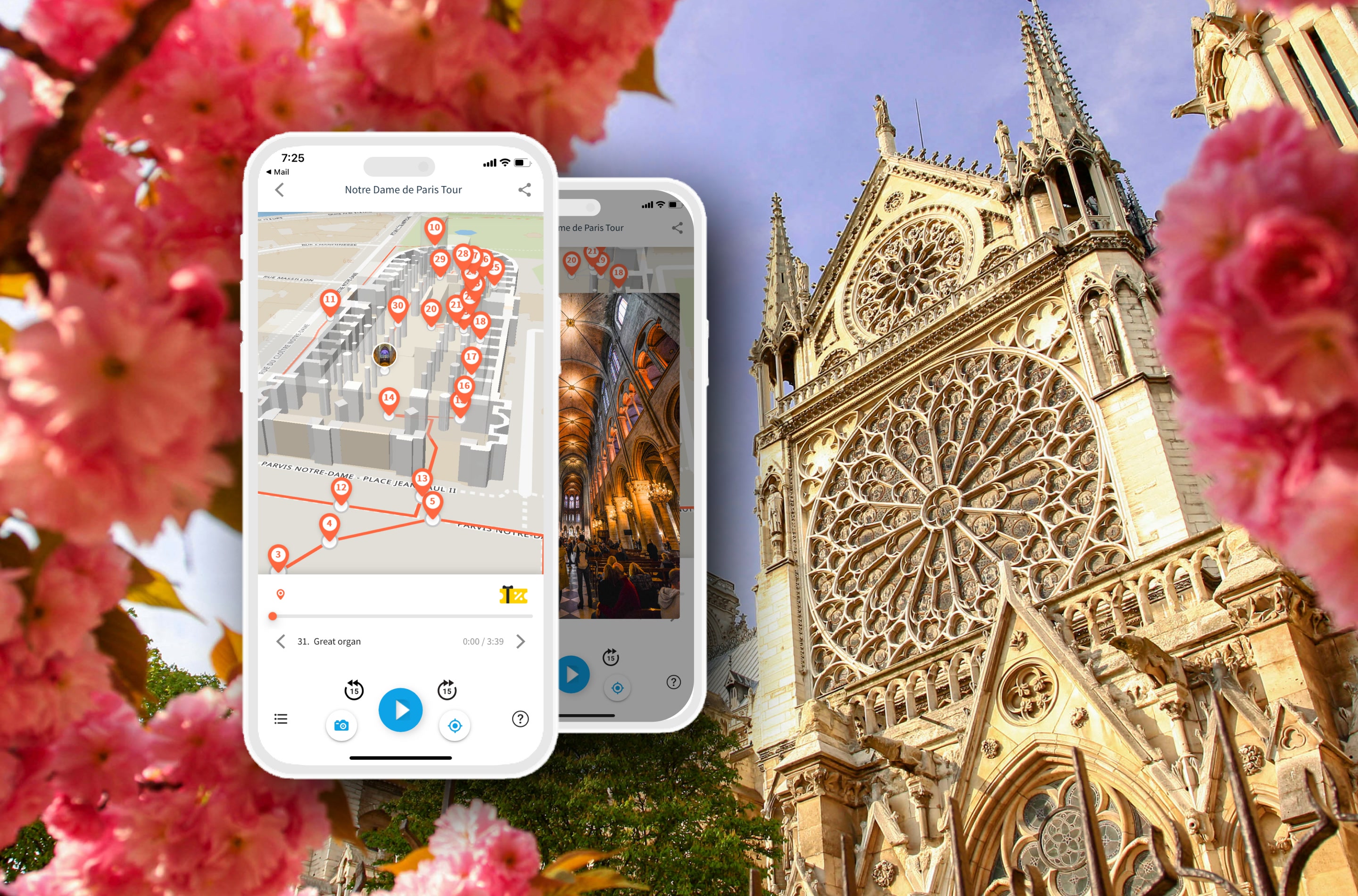 TouringBee Audio Guides App - Paris