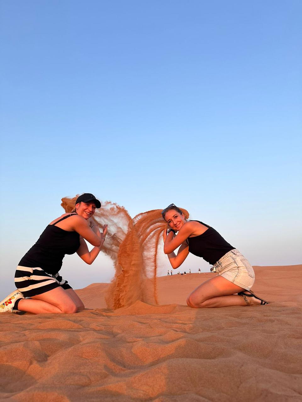 Dubai desert safari red dunes