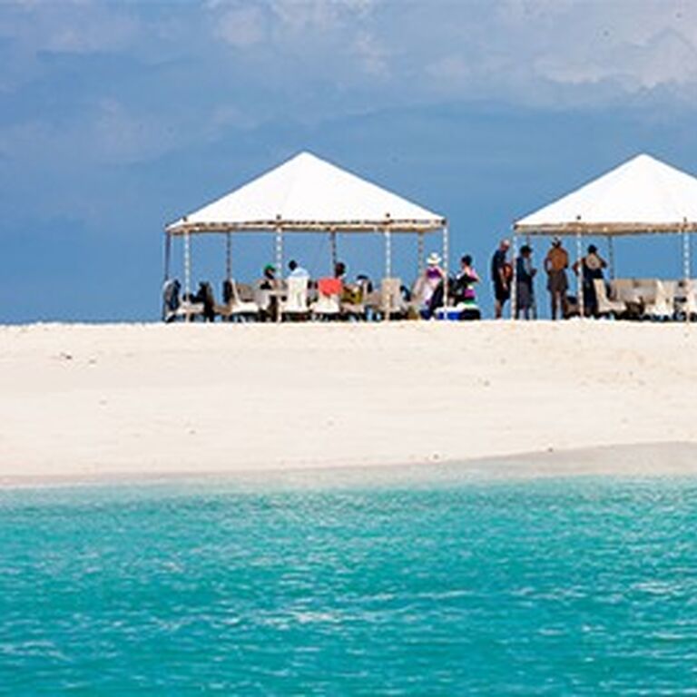 Prison Island + sand bank picnic