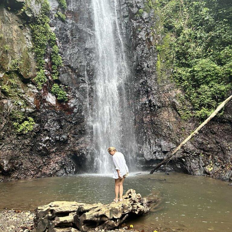 Center coffee mountain and waterfall tour