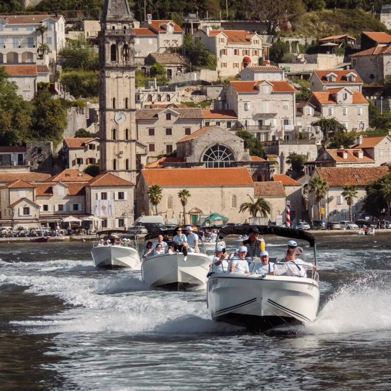 Kotor: Blue Cave, Submarine Base and Lady of the Rocks Tour